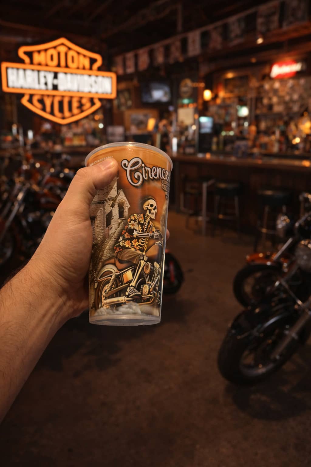 Recycling bin for eco cups