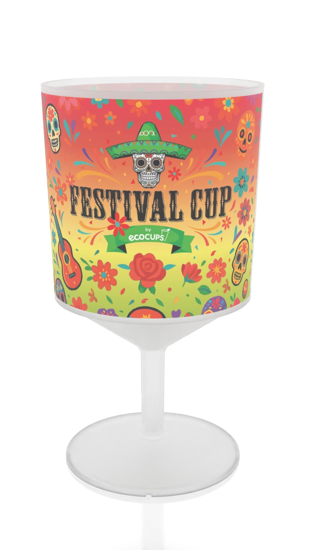 ECO350 – Stackable Wine Cup FULL COLOUR