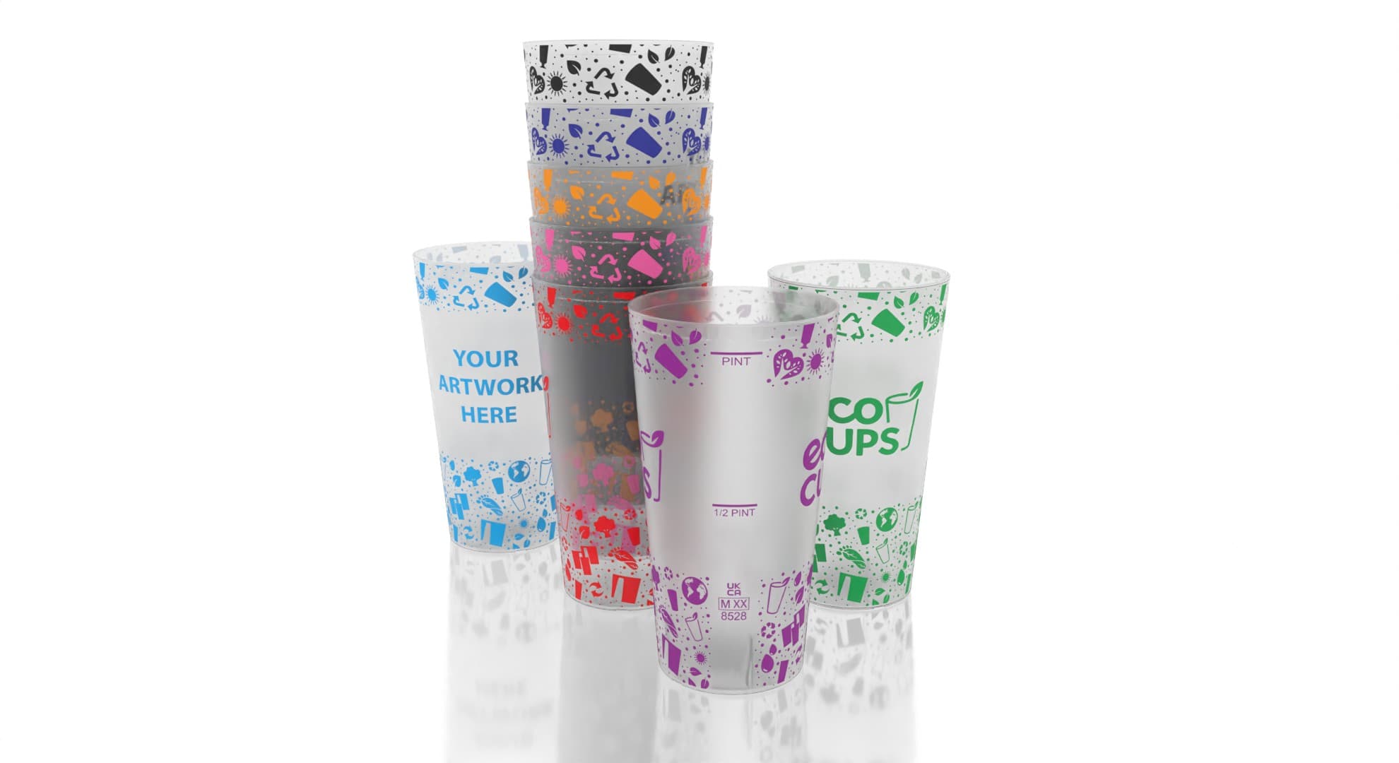 ECO625 Pint To Line Single Colour