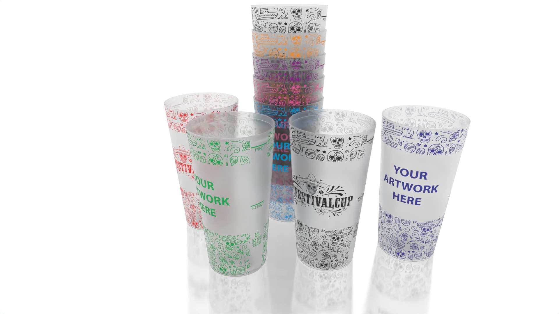 Pint To Line (Single Colour)