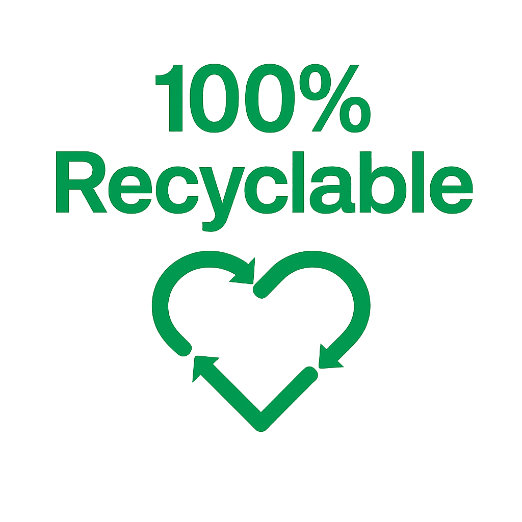 100% Recyclable